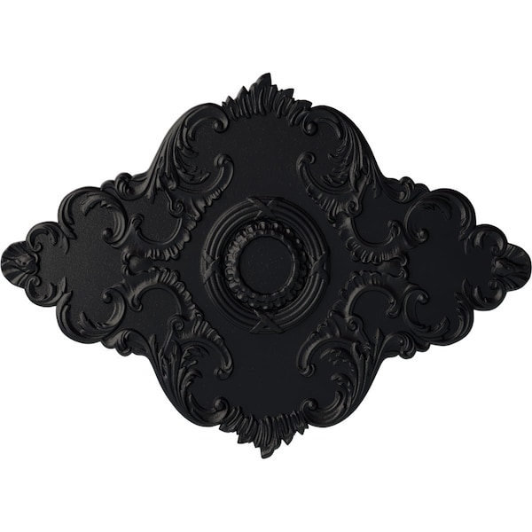 Ekena Millwork Piedmont Ceiling Medallion (Fits Canopies up to 6 1/2"), 67 1/8"W x 48 5/8"H x 1 7/8"P, Steel Gray CM67PESGS - main